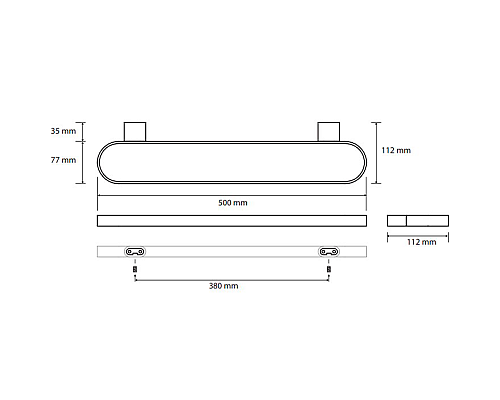Полотенцедержатель Bemeta Organic 157104401 двойной Хром