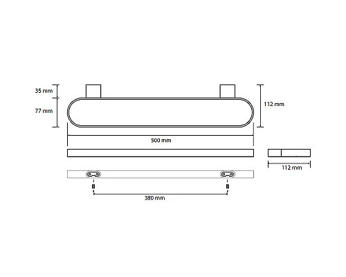 Полотенцедержатель Bemeta Organic 157104401 двойной Хром