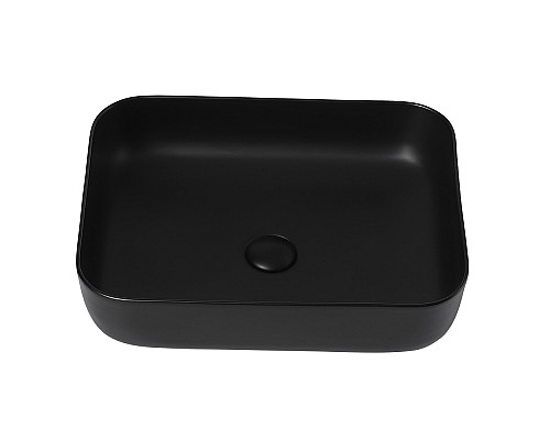 Раковина накладная ABBER Rechteck AC2202MB черная матовая