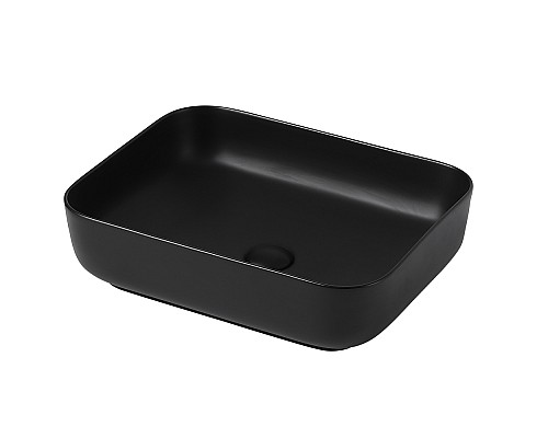 Раковина накладная ABBER Rechteck AC2202MB черная матовая