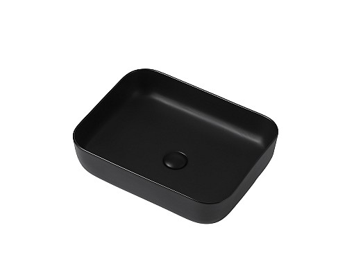 Раковина накладная ABBER Rechteck AC2202MB черная матовая