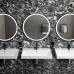 Зеркало Kerama Marazzi CONO круглое 70, черное матовое