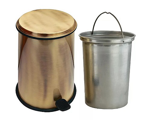 Ведро для мусора Migliore Complementi 21957 Бронза