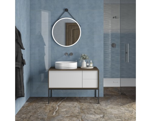 Зеркало Kerama Marazzi CONO круглое 70, черное матовое