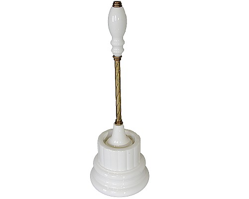 Ершик для унитаза Devon&Devon Dorothy 2DOR417BR Бронза Белый