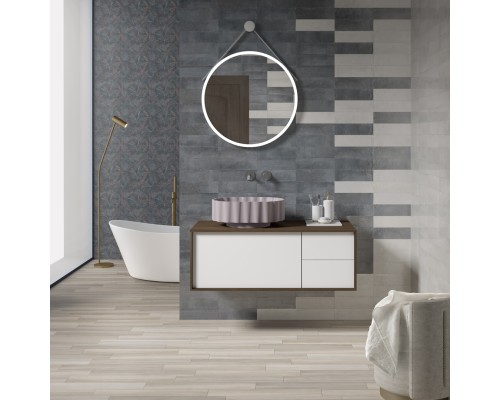 Зеркало Kerama Marazzi CONO круглое 70, черное матовое