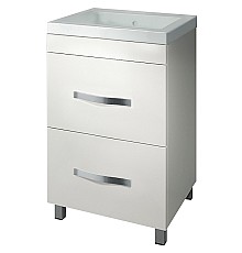 Тумба с раковиной Какса-А Квадро 50 004134 Белая