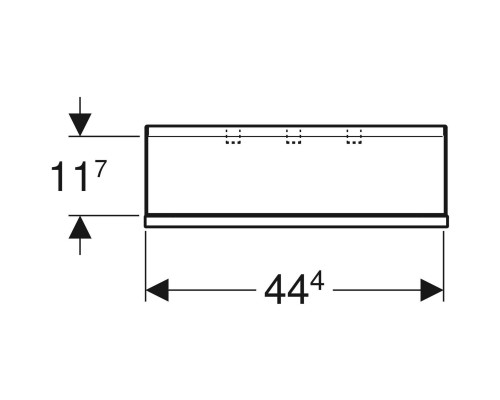 Полка Geberit Smyle Square 500.362.00.1 Белая