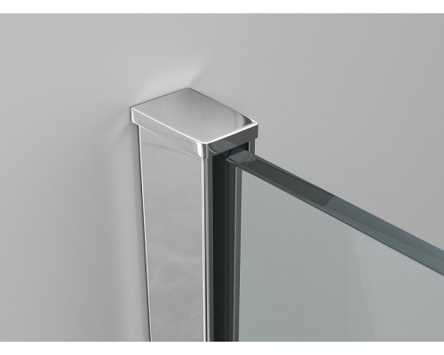 Душевой уголок Ambassador Diamond 120х80 12011104L профиль Хром стекло прозрачное