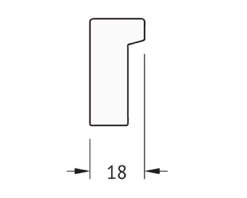 Зеркало Evoform Definite 126х66 Хром