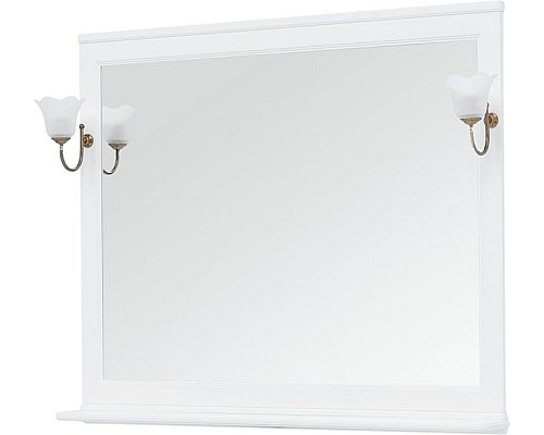 Зеркало Aquanet Валенса NEW 120 белый