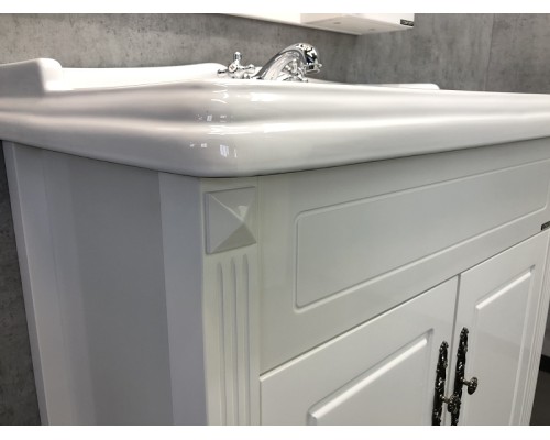 Тумба с раковиной Comforty Палермо 80 00004139245 Белая