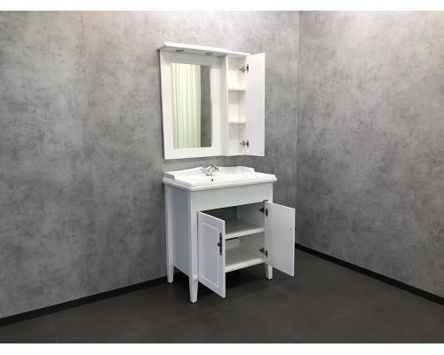 Тумба с раковиной Comforty Палермо 80 00004139245 Белая