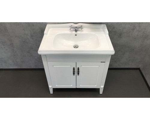 Тумба с раковиной Comforty Палермо 80 00004139245 Белая