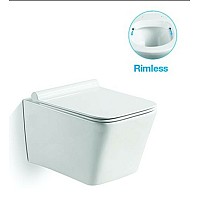 Унитаз подвесной безободковый с сиденьем микролифт SantiLine SL-5007