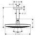 Верхний душ Hansgrohe Raindance Select S 240