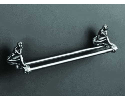 Полотенцедержатель Art&Max Juno AM-B-0718-T двойной Серебро