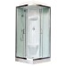 Душевая кабина Royal Bath HP 90х90 стекло прозрачное задняя стенка Белая