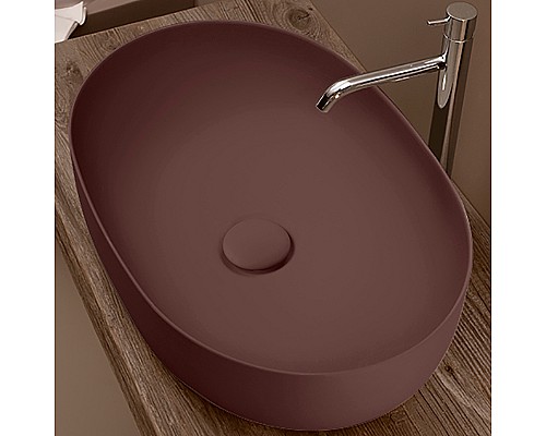 Раковина-чаша Kerasan Nolita 60 534375 Бургундский матовый