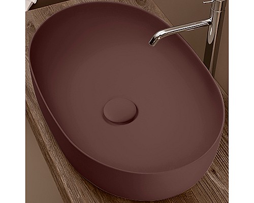 Раковина-чаша Kerasan Nolita 60 534375 Бургундский матовый