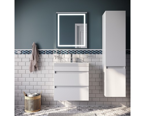 Тумба с раковиной Iddis Zodiac 60 ZOD6CB0i95K подвесная Белая