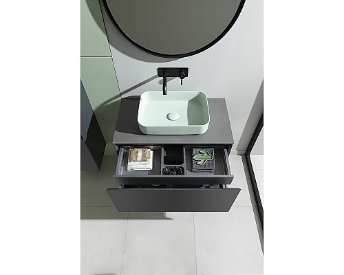 Тумба под раковину Allen Brau Infinity 100 1.21004.AM подвесная Антрацит матовый