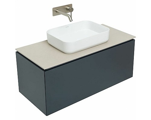 Тумба под раковину Allen Brau Infinity 100 1.21004.AM подвесная Антрацит матовый