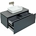 Тумба под раковину Allen Brau Infinity 100 1.21004.AM подвесная Антрацит матовый