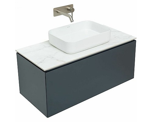 Тумба под раковину Allen Brau Infinity 100 1.21004.AM подвесная Антрацит матовый