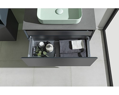 Тумба под раковину Allen Brau Infinity 100 1.21004.AM подвесная Антрацит матовый