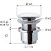 Донный клапан Remer 904CC2114 click-clack Хром