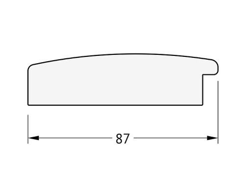 Зеркало Evoform Exclusive 86х56 BY 1141 с фацетом в багетной раме - Травленое золото 87 мм