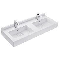 Раковина Aquaton 120 1A72433KSK010 двойная Белая