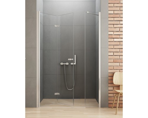 Душевая дверь NEW TRENDY NEW SOLEO PLUS L 130x195 (хром)