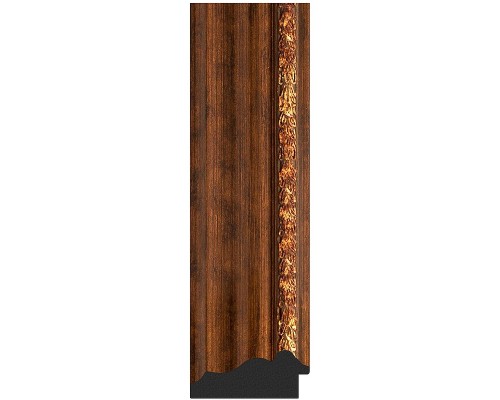 Зеркало Evoform Exclusive Floor 201х111 BY 6159 с фацетом в багетной раме - Римская бронза 88 мм