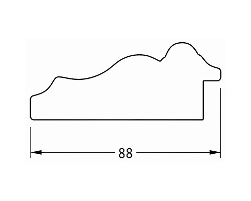 Зеркало Evoform Exclusive Floor 201х111 BY 6159 с фацетом в багетной раме - Римская бронза 88 мм