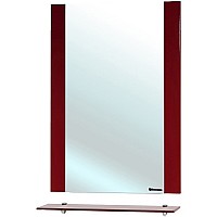 Зеркало Bellezza Рокко 60 4613709030030 с полкой Красное