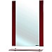 Зеркало Bellezza Рокко 60 4613709030030 с полкой Красное