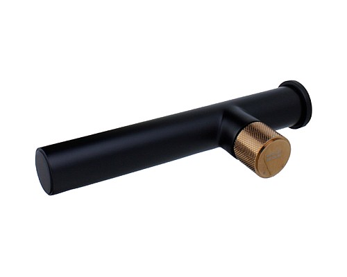 Смеситель для раковины Bronze de Luxe Avantgarde 2021MH Черный Розовое золото