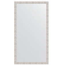 Зеркало Evoform Definite Floor 197х108 BY 6017 в багетной раме - Соты алюминий 70 мм