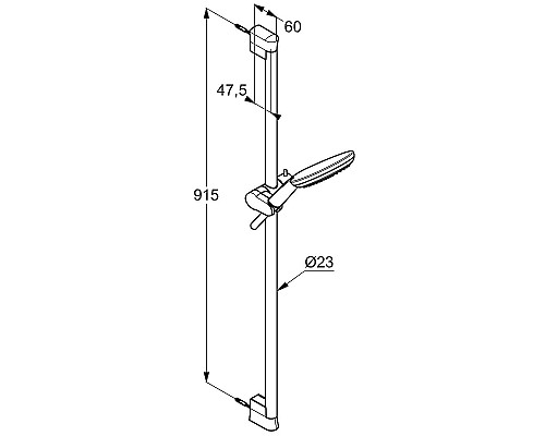 Душевой гарнитур Kludi Freshline 6794005-00 Хром