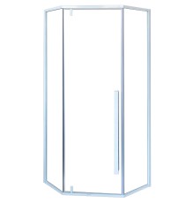 Душевой уголок Cerutti SPA 90x90 профиль Белый стекло прозрачное