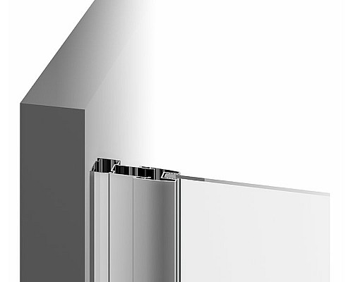 Душевая стенка Ravak Blix BLPS-100 9BHA0U00ZG профиль Сатин стекло Grape