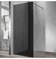 Душевая перегородка Vincea Walk-In 120 VSW-1H120CGGM Вороненая сталь