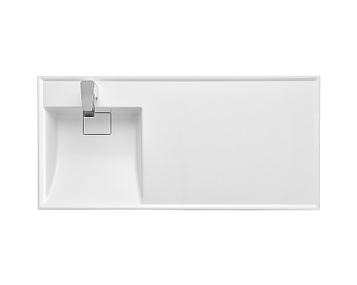 Раковина Aquaton Лондри 105 L 1A72833KLH01L на стиральную машину Белая