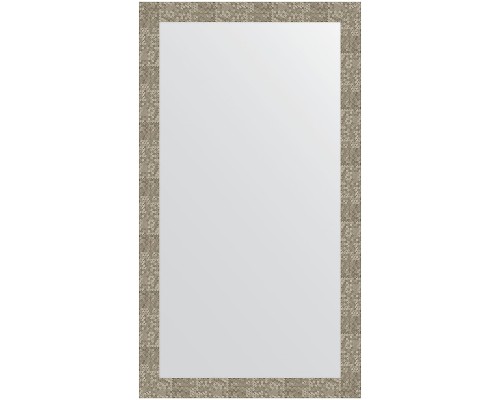 Зеркало Evoform Definite 136х76 BY 3308 в багетной раме - Соты титан 70 мм