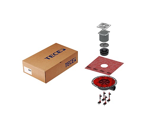 Комплект точечного трапа TECE KDP-S110
