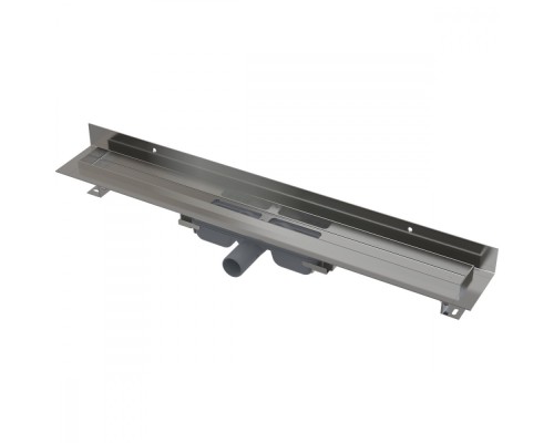 Душевой лоток AlcaPlast 850 с порогами, к стене, с боковым стоком