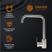 Смеситель для кухни Orange Steel Никель