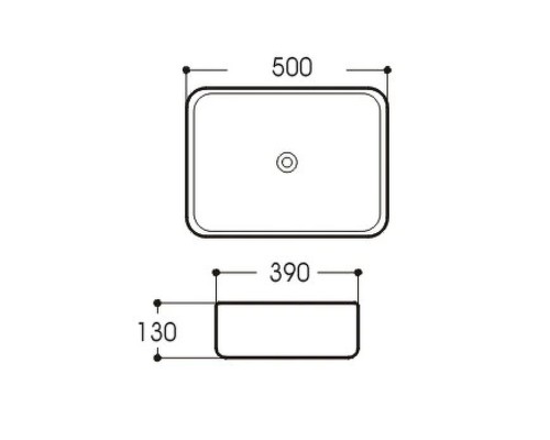 Раковина-чаша Aquatek Вега 50 AQ5515-00 Белая